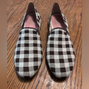 Rothy's x Marta Ferri chestnut check loafer 9.5